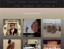 Tablet Screenshot of nadiagranados.com